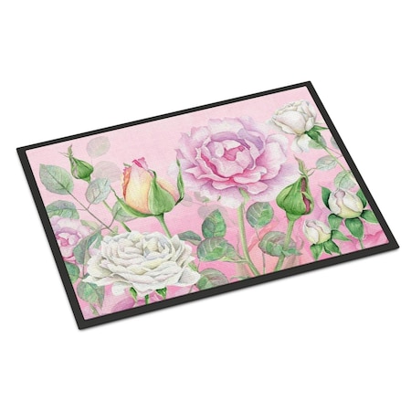 Carolines Treasures 24 x 36 in. Rose Garden Indoor or Outdoor Mat BB7447JMAT